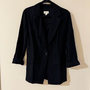 Open Edit Women's Classic Black Blazer Sz XXS